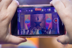 The cast of Hamilton performing on the stage for Good Morning America on August 5, 2022 at Rumsey Playfield Central Park, New York, New York.