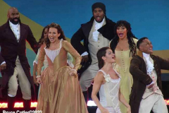August, 5, 2022     NEW YORK  
The cast of the Broadway production, "Hamilton" performs in New York's Central Park for the Good Morning America Concert series.