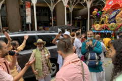 Hare Krishna Festival 2021 
New York City | June 11-13, 2021 
The Hare Krishna Festival has roots in an ancient spiritual tradition from India known as bhakti yoga, and is celebrated worldwide. Krishna, a Sanskrit name for God, means “all-attractive” and is the source of all pleasure and divine love. 
Immerse yourself in kirtan, the practice of musical mantra meditation and discover Vedic philosophy, and connect with kindred spirits.