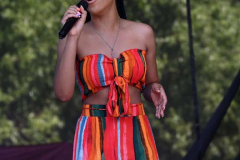 BRI NICOLE performs at Harlem Pride as it returns to New York City for an all day event celebrating the LBGT community on June 25, 2022