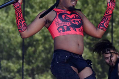 Jay Ling performs at Harlem Pride as it returns to New York City for an all day event celebrating the LBGT community on June 25, 2022