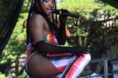 BILLIAM B performs at Harlem Pride as it returns to New York City for an all day event celebrating the LBGT community on June 25, 2022
