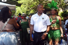 NYC Mayor Eric Adams at Harlem Pride as it returns to New York City for an all day event celebrating the LBGT community on June 25, 2022