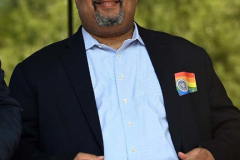Manhattan District Attorney ALVIN BRAGG at Harlem Pride as it returns to New York City for an all day event celebrating the LBGT community on June 25, 2022