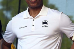 NYC Mayor ERIC ADAMS at Harlem Pride as it returns to New York City for an all day event celebrating the LBGT community on June 25, 2022