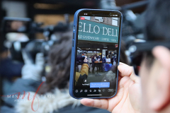 One of the guest who attended the celebration of the 30th anniversary of Hello Deli on Jan 31 2022. .