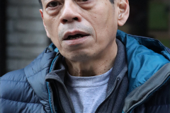 Rupert Jee outside Hello Deli celebrating the 30th anniversary on Jan 31 2022.