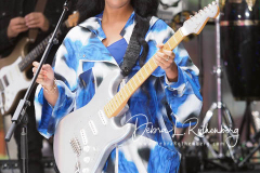 H.E.R. performs on the Today Show at Rockefeller Plaza on June 25, 2021 in New York City