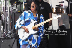 H.E.R. performs on the Today Show at Rockefeller Plaza on June 25, 2021 in New York City