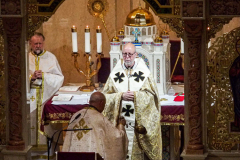 New York Governor KATHY HOCHUL and other dignitaries attended mass at St. George Ukrainian Catholic Church in the East Village, NYC, to show solidarity and support with Ukraine.  Gov. HOCHUL delivered a speech putting more emphasis on the importance of the prevention of New York State doing business with Russian entities. Wednesday, March 2, 2022. (C) Bianca Otero