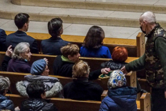 New York Governor KATHY HOCHUL and other dignitaries attended mass at St. George Ukrainian Catholic Church in the East Village, NYC, to show solidarity and support with Ukraine.  Gov. HOCHUL delivered a speech putting more emphasis on the importance of the prevention of New York State doing business with Russian entities. Wednesday, March 2, 2022. (C) Bianca Otero