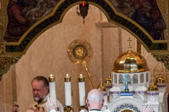 New York Governor KATHY HOCHUL and other dignitaries attended mass at St. George Ukrainian Catholic Church in the East Village, NYC, to show solidarity and support with Ukraine.  Gov. HOCHUL delivered a speech putting more emphasis on the importance of the prevention of New York State doing business with Russian entities. Wednesday, March 2, 2022. (C) Bianca Otero