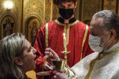 New York Governor KATHY HOCHUL and other dignitaries attended mass at St. George Ukrainian Catholic Church in the East Village, NYC, to show solidarity and support with Ukraine.  Gov. HOCHUL delivered a speech putting more emphasis on the importance of the prevention of New York State doing business with Russian entities. Wednesday, March 2, 2022. (C) Bianca Otero
