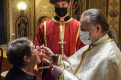 New York Governor KATHY HOCHUL and other dignitaries attended mass at St. George Ukrainian Catholic Church in the East Village, NYC, to show solidarity and support with Ukraine.  Gov. HOCHUL delivered a speech putting more emphasis on the importance of the prevention of New York State doing business with Russian entities. Wednesday, March 2, 2022. (C) Bianca Otero