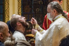 New York Governor KATHY HOCHUL and other dignitaries attended mass at St. George Ukrainian Catholic Church in the East Village, NYC, to show solidarity and support with Ukraine.  Gov. HOCHUL delivered a speech putting more emphasis on the importance of the prevention of New York State doing business with Russian entities. Wednesday, March 2, 2022. (C) Bianca Otero
