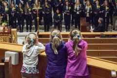 New York Governor KATHY HOCHUL and other dignitaries attended mass at St. George Ukrainian Catholic Church in the East Village, NYC, to show solidarity and support with Ukraine.  Gov. HOCHUL delivered a speech putting more emphasis on the importance of the prevention of New York State doing business with Russian entities. Wednesday, March 2, 2022. (C) Bianca Otero