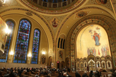 New York Governor KATHY HOCHUL and other dignitaries attended mass at St. George Ukrainian Catholic Church in the East Village, NYC, to show solidarity and support with Ukraine.  Gov. HOCHUL delivered a speech putting more emphasis on the importance of the prevention of New York State doing business with Russian entities. Wednesday, March 2, 2022. (C) Bianca Otero