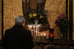 New York Governor KATHY HOCHUL and other dignitaries attended mass at St. George Ukrainian Catholic Church in the East Village, NYC, to show solidarity and support with Ukraine.  Gov. HOCHUL delivered a speech putting more emphasis on the importance of the prevention of New York State doing business with Russian entities. Wednesday, March 2, 2022. (C) Bianca Otero