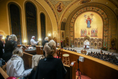 New York Governor KATHY HOCHUL and other dignitaries attended mass at St. George Ukrainian Catholic Church in the East Village, NYC, to show solidarity and support with Ukraine.  Gov. HOCHUL delivered a speech putting more emphasis on the importance of the prevention of New York State doing business with Russian entities. Wednesday, March 2, 2022. (C) Bianca Otero