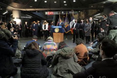 Governor Kathy Hochul and Mayor Eric Adams hold a press conference in the Fulton Street Station, New York, USA - 06 Jan 2022