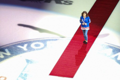 Hundreds came to see the New York Rangers play the Anaheim Ducks and NY Governor KATHY HOCHUL drop the ceremonial puck for Women’s Empowerment Night at Madison Square Garden, Manhattan, NYC. NY Rangers won 4-3 with Adam Fox scoring 55 seconds into over time. Tuesday, March 15, 2022. (C) Bianca Otero