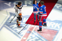 Hundreds came to see the New York Rangers play the Anaheim Ducks and NY Governor KATHY HOCHUL drop the ceremonial puck for Women’s Empowerment Night at Madison Square Garden, Manhattan, NYC. NY Rangers won 4-3 with Adam Fox scoring 55 seconds into over time. Tuesday, March 15, 2022. (C) Bianca Otero