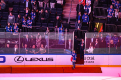 Hundreds came to see the New York Rangers play the Anaheim Ducks and NY Governor KATHY HOCHUL drop the ceremonial puck for Women’s Empowerment Night at Madison Square Garden, Manhattan, NYC. NY Rangers won 4-3 with Adam Fox scoring 55 seconds into over time. Tuesday, March 15, 2022. (C) Bianca Otero