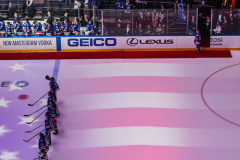 Hundreds came to see the New York Rangers play the Anaheim Ducks and NY Governor KATHY HOCHUL drop the ceremonial puck for Women’s Empowerment Night at Madison Square Garden, Manhattan, NYC. NY Rangers won 4-3 with Adam Fox scoring 55 seconds into over time. Tuesday, March 15, 2022. (C) Bianca Otero