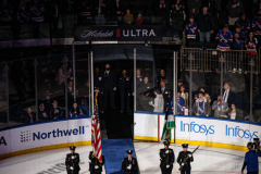 Hundreds came to see the New York Rangers play the Anaheim Ducks and NY Governor KATHY HOCHUL drop the ceremonial puck for Women’s Empowerment Night at Madison Square Garden, Manhattan, NYC. NY Rangers won 4-3 with Adam Fox scoring 55 seconds into over time. Tuesday, March 15, 2022. (C) Bianca Otero