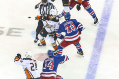 Hundreds came to see the New York Rangers play the Anaheim Ducks and NY Governor KATHY HOCHUL drop the ceremonial puck for Women’s Empowerment Night at Madison Square Garden, Manhattan, NYC. NY Rangers won 4-3 with Adam Fox scoring 55 seconds into over time. Tuesday, March 15, 2022. (C) Bianca Otero
