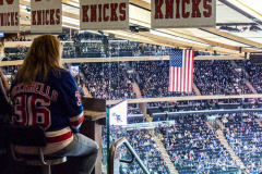 Hundreds came to see the New York Rangers play the Anaheim Ducks and NY Governor KATHY HOCHUL drop the ceremonial puck for Women’s Empowerment Night at Madison Square Garden, Manhattan, NYC. NY Rangers won 4-3 with Adam Fox scoring 55 seconds into over time. Tuesday, March 15, 2022. (C) Bianca Otero