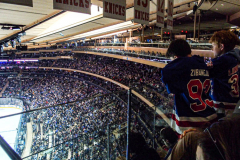 Hundreds came to see the New York Rangers play the Anaheim Ducks and NY Governor KATHY HOCHUL drop the ceremonial puck for Women’s Empowerment Night at Madison Square Garden, Manhattan, NYC. NY Rangers won 4-3 with Adam Fox scoring 55 seconds into over time. Tuesday, March 15, 2022. (C) Bianca Otero