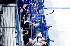 Hundreds came to see the New York Rangers play the Anaheim Ducks and NY Governor KATHY HOCHUL drop the ceremonial puck for Women’s Empowerment Night at Madison Square Garden, Manhattan, NYC. NY Rangers won 4-3 with Adam Fox scoring 55 seconds into over time. Tuesday, March 15, 2022. (C) Bianca Otero