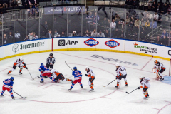 Hundreds came to see the New York Rangers play the Anaheim Ducks and NY Governor KATHY HOCHUL drop the ceremonial puck for Women’s Empowerment Night at Madison Square Garden, Manhattan, NYC. NY Rangers won 4-3 with Adam Fox scoring 55 seconds into over time. Tuesday, March 15, 2022. (C) Bianca Otero