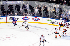 Hundreds came to see the New York Rangers play the Anaheim Ducks and NY Governor KATHY HOCHUL drop the ceremonial puck for Women’s Empowerment Night at Madison Square Garden, Manhattan, NYC. NY Rangers won 4-3 with Adam Fox scoring 55 seconds into over time. Tuesday, March 15, 2022. (C) Bianca Otero