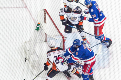 Hundreds came to see the New York Rangers play the Anaheim Ducks and NY Governor KATHY HOCHUL drop the ceremonial puck for Women’s Empowerment Night at Madison Square Garden, Manhattan, NYC. NY Rangers won 4-3 with Adam Fox scoring 55 seconds into over time. Tuesday, March 15, 2022. (C) Bianca Otero