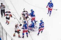 Hundreds came to see the New York Rangers play the Anaheim Ducks and NY Governor KATHY HOCHUL drop the ceremonial puck for Women’s Empowerment Night at Madison Square Garden, Manhattan, NYC. NY Rangers won 4-3 with Adam Fox scoring 55 seconds into over time. Tuesday, March 15, 2022. (C) Bianca Otero