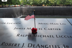 Governor Kathy Hochul and former Mayor Michael Bloomberg visit the 9/11 Memorial