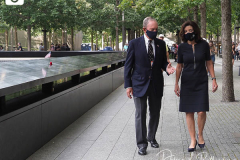 Governor Kathy Hochul and former Mayor Michael Bloomberg visit the 9/11 Memorial