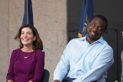 Governor Hochul Makes Special Announcement With State Senator Brian Benjamin in NYC
Photo By Diane Cohen