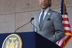 Rev. Al Sharpton at the special announcement naming Senator Benjamin as the Lieutenant Governor of New York in Harlem