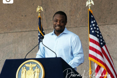 Senator Brian Benjamin at the special announcement naming Senator Benjamin as the Lieutenant Governor of New York in Harlem