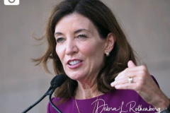 Governor Kathy Hochul at the special announcement naming Senator Benjamin as the Lieutenant Governor of New York in Harlem