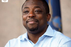 Senator Brian Benjamin at the special announcement naming Senator Benjamin as the Lieutenant Governor of New York in Harlem