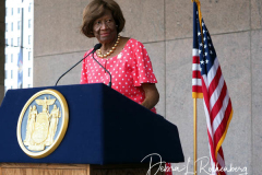Hazel Dukes at the special announcement naming Senator Benjamin as the Lieutenant Governor of New York.