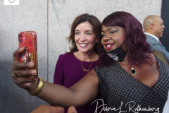 Governor Kathy Hochul at the special announcement naming Senator Benjamin as the Lieutenant Governor of New York in Harlem