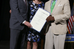 Governor Kathy Hochul today signed a legislative package of three bills that will strengthen New York's commitment to clean energy development and energy efficiency, while reducing greenhouse gas emissions. The Governor signed the bills at Newlab headquarters in Brooklyn alongside State Senator Kevin Parker (district 21), State Senator Jessica Ramos, Assemblymember Pat Fahy, Assemblymember Latoya Joyner, and key labor leaders and climate advocates. On July 5, 2022, in Brooklyn, NY, at the Brooklyn Navy Yard. Photo by Erica Price