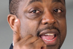 NY State Lt. Governor Brian Benjamin speaks at the completion of the $700 million Taystee Lab Building, an 11-story, 350,000 square feet mixed-use development located in West Harlem's Manhattanville Factory District in New York City on 01 March 2022. The former Taystee Bakery site has been repurposed and reimagined as the Taystee Lab Building, a brand-new, Class-A, LEED-certified life sciences building. 
New York State Governor Kathy Hochul announced the completion of the $700 million Taystee Lab Building, an 11-story, 350,000 square feet mixed-use development located in West Harlem's Manhattanville Factory District in New York City on 01 March 2022. The former Taystee Bakery site has been repurposed and reimagined as the Taystee Lab Building, a brand-new, Class-A, LEED-certified life sciences building.