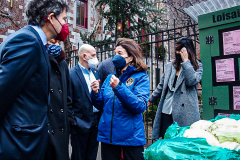 Governor Hochul Participates in Martin Luther King Day of Service Food Distribution at  the Trinity Lower East Side Lutheran Parish. New York City, NY (C) Bianca Otero