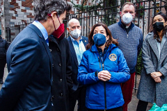Governor Hochul Participates in Martin Luther King Day of Service Food Distribution at  the Trinity Lower East Side Lutheran Parish. New York City, NY (C) Bianca Otero